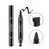 Водостійка двостороння підводка для очей B. O. L. D Snail Girl Eyeliner 221a / 221B штамп для стрілки Handaiyan BOLD