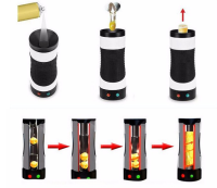 Вертикальна омлетница Rollie-Easy Egg Cooker master FZ-C1, прилад для приготування яєць, яєчня на паличці