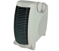 Підлоговий електричний тепловентилятор дуйка Domotec MS-5903 2000W, переносний настільний обігрівач 2 в 1 з терморегулятором Домотек MS5903 Білий