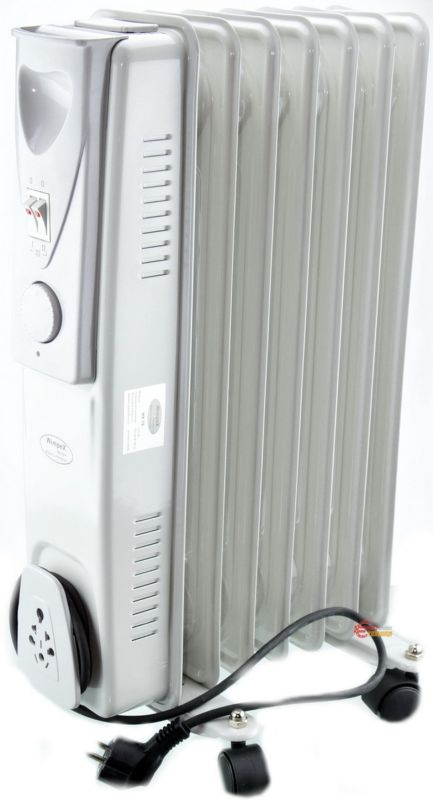 Обігрівач масляний Crownberg CB-7-S 1500W Радіатор електричний на 7 Секцій
