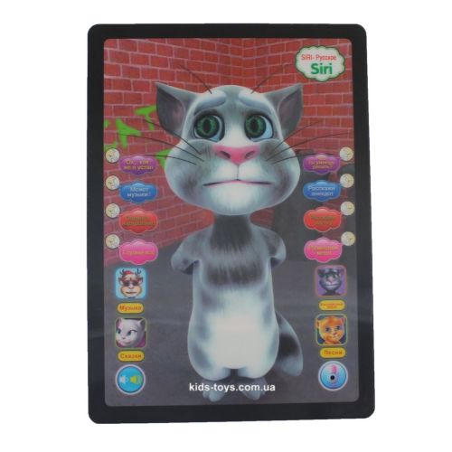 Дитячий планшет говорить 3D кіт тому Talking Tom DB 6883 a 2, Інтерактивна 3D іграшка говорить кіт тому