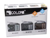 Портативний радіоприймач Golon RX-608ac, бездротове акумуляторне, всехвильовий FM радіо приймач