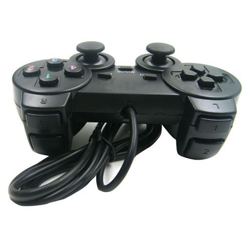 Провідний USB джойстик для ПК DualShock Corpus DJ - 208 PC GamePad C вібро для комп'ютера