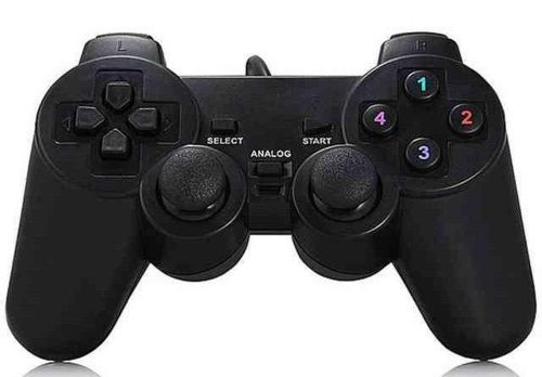 Провідний USB джойстик для ПК DualShock Corpus DJ - 208 PC GamePad C вібро для комп'ютера