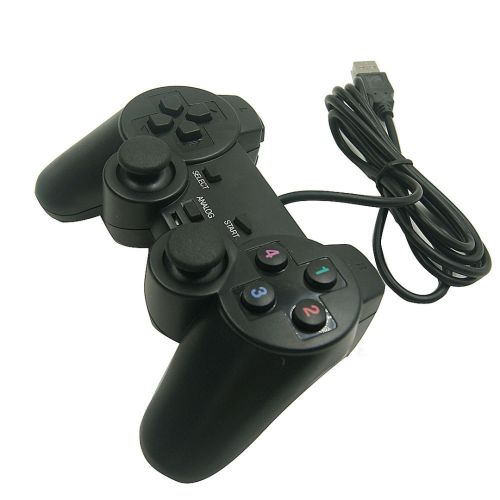 Провідний USB джойстик для ПК DualShock Corpus DJ - 208 PC GamePad C вібро для комп'ютера