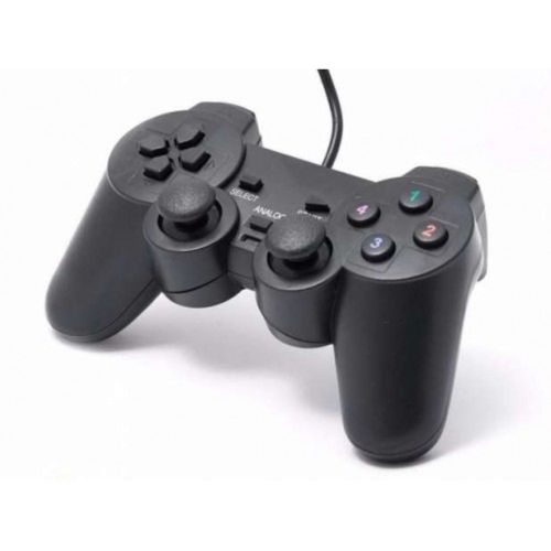 Провідний USB джойстик для ПК DualShock Corpus DJ - 208 PC GamePad C вібро для комп'ютера