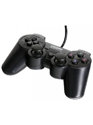 Провідний USB джойстик для ПК DualShock Corpus DJ - 208 PC GamePad C вібро для комп'ютера
