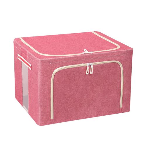 Складаний органайзер чохол Non-Woven Box AND242 для зберігання одягу та постільної білизни 50x40x31 см Великий кофр коробка бокс для речей з ручками