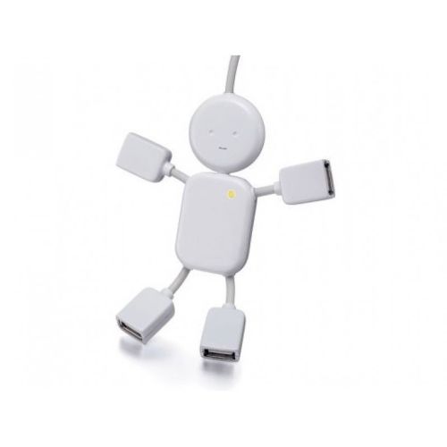 USB хаб Чоловічок Hi-Speed на 4 порти розгалужувач