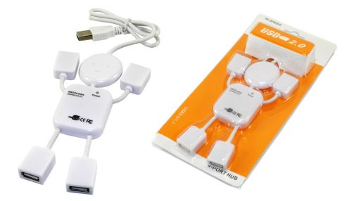 USB хаб Чоловічок Hi-Speed на 4 порти розгалужувач