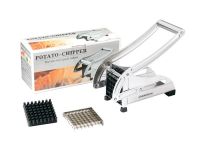 Ручная машинка для нарезки картофеля фри,  картофелерезка Potato Chipper YL-506, Овощерезка для нарезки картошки соломкой с 2 насадками