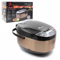 Мультиварка Domotec MS-7723 900W Gold Steel з фритюрницею на 5 літрів 11 програм