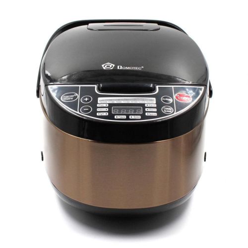Мультиварка Domotec MS-7723 900W Gold Steel з фритюрницею на 5 літрів 11 програм