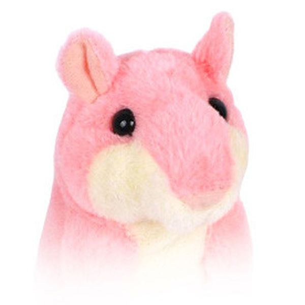 Інтерактивна іграшка говорить хом'як Woody O'time WT0502 Pink, повторює слова, хом'ячок повторюшка рожевий