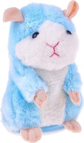 Інтерактивна іграшка говорить хом'як Woody O'time WT0502 Blue, повторює слова, хом'ячок повторюшка Блакитний
