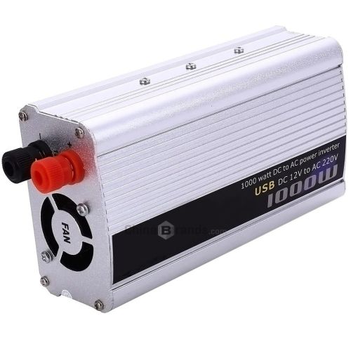 Автомобільний інвертор 12v-220v 1000W перетворювач напруги, 12В 220В 1000Вт