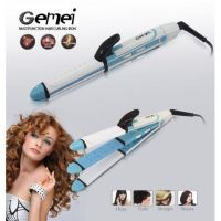 Утюжок випрямляч плойка для укладання волосся гофре 3 в 1 GEMEI GM-2921