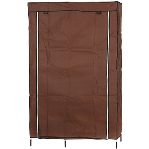Тканевый шкаф-органайзер для вещей Storage Wardrobe HCX 88105 brown 105*45*175 см  KM-105