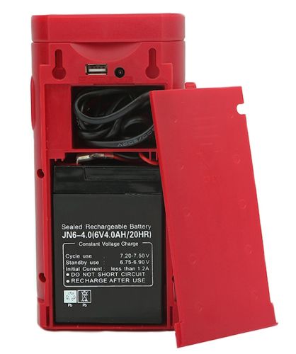 Аварійна Світлодіодна лампа ліхтар ALFARID (Almina) DL-2424 24 LED 6V 3AH акумуляторна з функцією Power Bank Аварійний переносний світильник 2606l