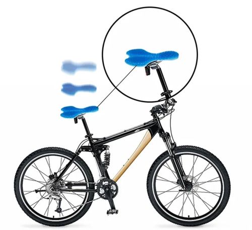 Велосипедна гелева накладка чохол на сидіння Egg Bicycle Cushion, Велосипедна м'яка протиударна подушка, Накладка для велосипедного сидіння