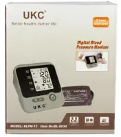 Автоматичний тонометр UKC BL - 8034 (BLPM-13) з манжетою на руку, вимірювач артеріального тиску і пульсу на передпліччі з LCD екраном Білий