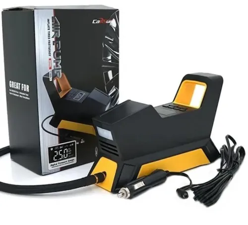 Автомобільний компресор CarSun Air Pump C1809 - 1 для підкачки шин 150 PSI від прикурювача 12V, Насос з цифровим дисплеєм і ліхтариком, Автокомпресор