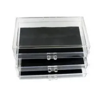 Настольный акриловый органайзер Cosmetic Box CX-8702 c зеркалом для косметики и мелочей JN-870, Косметический бокс с выдвижными ящиками JN-878