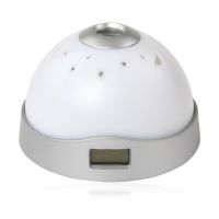Годинник з проектором на стелю, нічник з проекційними годинами Night light 2091 годинник-нічник зоряне небо