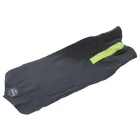 Дорожня подушка-шарф для шиї Supretto Travel Pillow для подорожей, туристична флісова подушка в дорогу і для сну в машину сіра