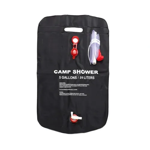 Переносний туристичний душ для дачі Easy Camp Solar Shower Bag на 20 л, похідний літній портативний душ, дачний мобільний резервуар для води