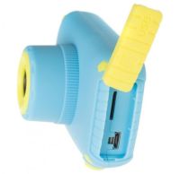 Дитячий акумуляторний фотоапарат DVR Baby Camera XL - 500R зайчик, Дитяча цифрова камера 7688 600mAh, цифровий фотоапарат для дітей Блакитний