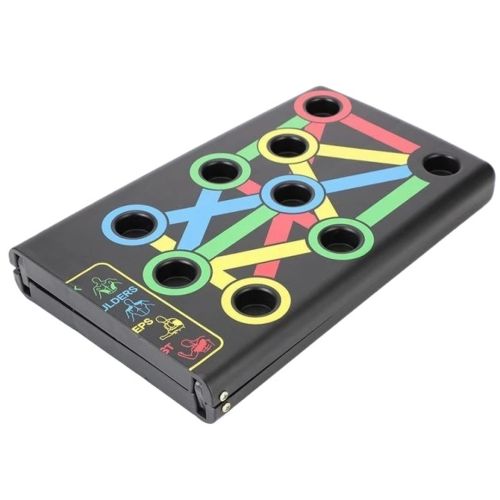 Дошка для віджимань Foldable Push Up Board JT-006, упор для віджимань від підлоги 14 в 1 регульована стійка, платформа, тренажер для м'язів Supretto
