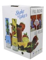 Портативний Блендер Shake n take MP-K 019 універсальний коктейль фреш-мікс, компактний шейкер 500 мл для приготування коктейлів і смузі від мережі