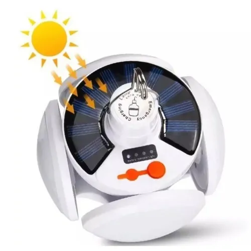 Універсальний складаний ліхтар Solar Emergency Charging Lamp BL - 2029 підвісна LED лампа для кемпінгу з USB, акумуляторна на сонячній батареї
