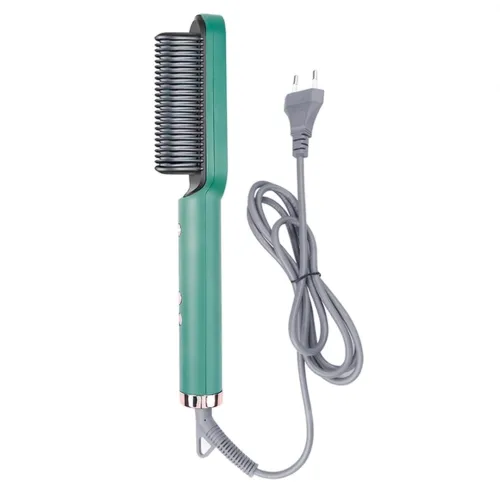 Электрическая расческа выпрямитель Hair Straightener HQT-909, Щетка с турмалиновым покрытием, Утюжок расческа-выпрямитель для укладки волос