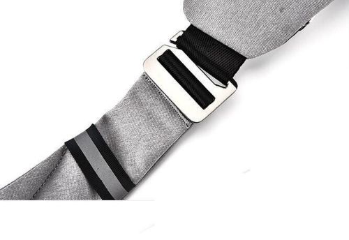 Тактична нагрудна сумка месенджер Cross Body однолямочная, Водонепроникна чоловіча барсетка через плече, Сумка крос боді, сіра