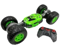 Трюкова машинка перевертиш Dance Monster RQ-2028 Green на радіокеруванні, всюдихід трансформер на пульті управління, Зелена