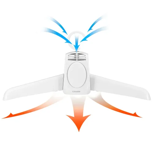 Електрична портативна сушарка Вішалка Electric Hanger для одягу та взуття, білизняна складна вішалка-сушарка плічка Umate