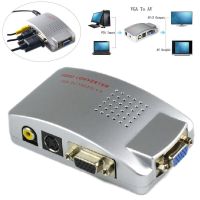 Универсальный конвертер VGA-RCA AV + S-Video TV converter с VGA на RCA тюльпаны для подключение от ПК к ТВ.