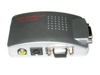 Универсальный конвертер VGA-RCA AV + S-Video TV converter с VGA на RCA тюльпаны для подключение от ПК к ТВ.