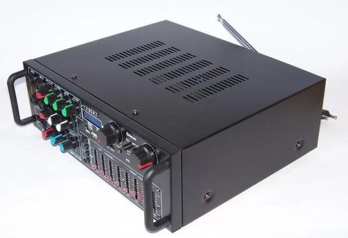 Інтегральний підсилювач потужності звуку UKC AV - 326BT 240W з Bluetooth і караоке
