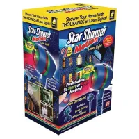Цветной уличный лазерный проектор Star Shower Motion Laser Light для украшения дома и улицы, Новогодняя уличная лазерная подсветка 12 программ