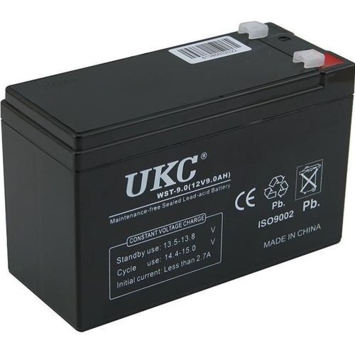 Універсальний акумулятор UKC 12V 9Ah WST-9.0 (Акумуляторна батарея 12В 9ач)