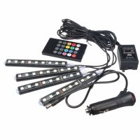Універсальна Автомобільна RGB led підсвічування LED AMBIENT HR-01678, RGB підсвічування для авто, вологозахисна