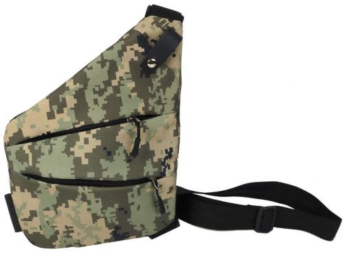 Тактична нагрудна сумка месенджер Cross Body однолямочная, Водонепроникна чоловіча барсетка через плече, Сумка кобура крос боді, піксельна