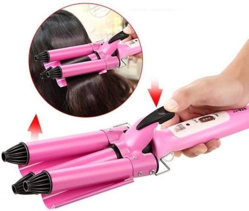 Професійна потрійна плойка для волосся JJ-928 Professional Hairdressing