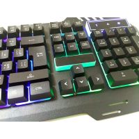 USB провідна комп'ютерна клавіатура Kronos KW - 900 з підсвічуванням Black