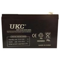 Універсальний акумулятор UKC 12V 9Ah WST-9.0 (Акумуляторна батарея 12В 9ач)