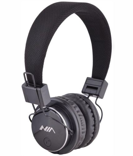 Бездротові навушники bluetooth NIA Q8 microSD Black