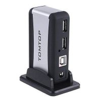 Вертикальний USB хаб HUB 2.0 Tomtop на 7 портів розгалужувач подовжувач від мережі
